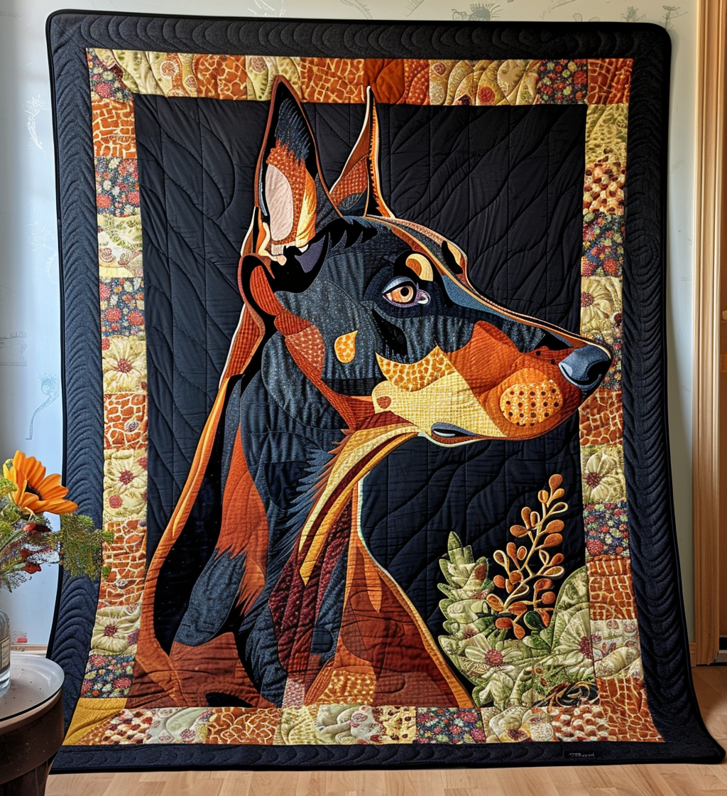 Protectors' Patchwork Quilted Blanket Xmas Present For Dog Lovers