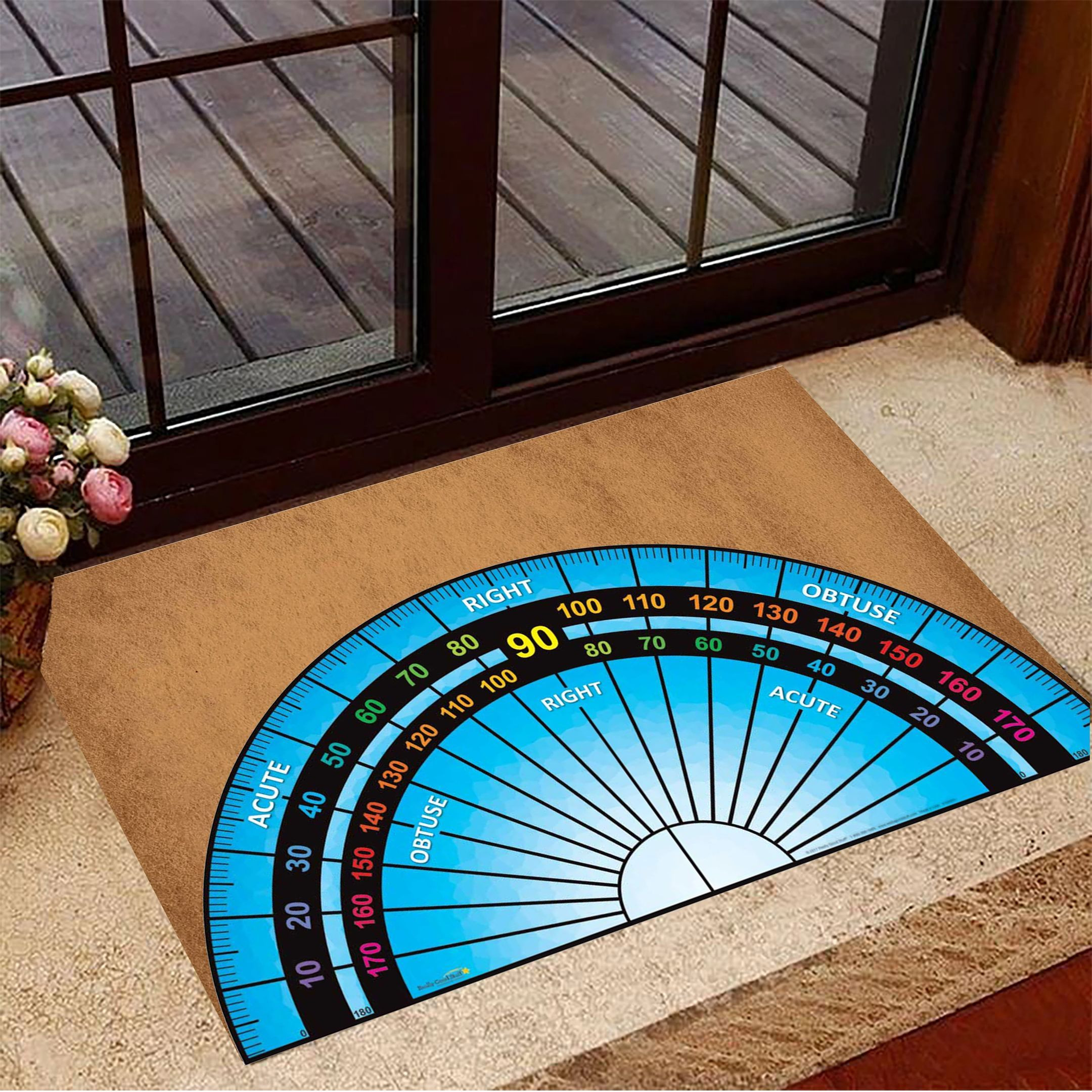 Protractor Doormat Front Door Mat Indoor Outdoor