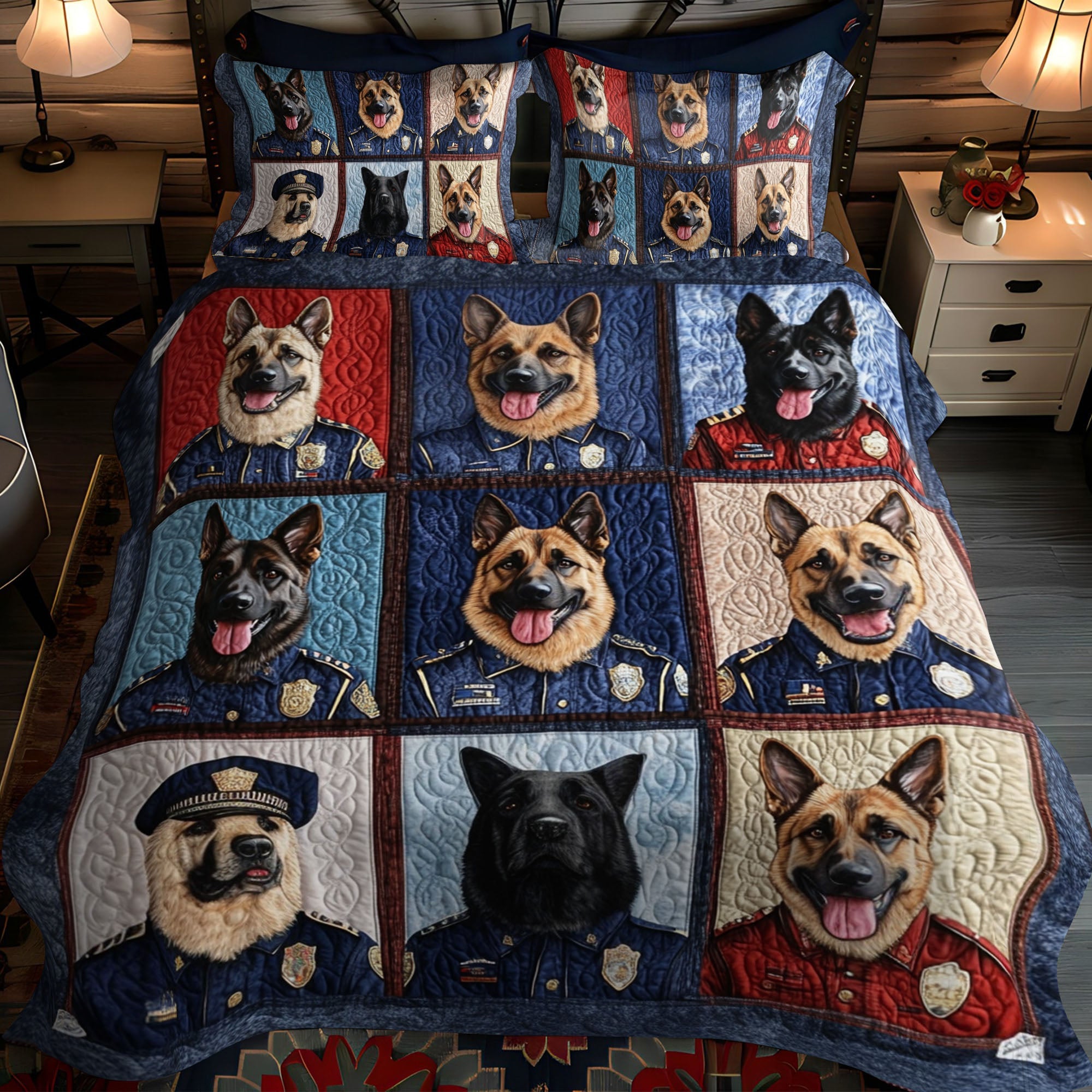 Proud And Strong Quilted Bedding Set Cozy Bedding Merch Gift That Brings Sweet Dreams