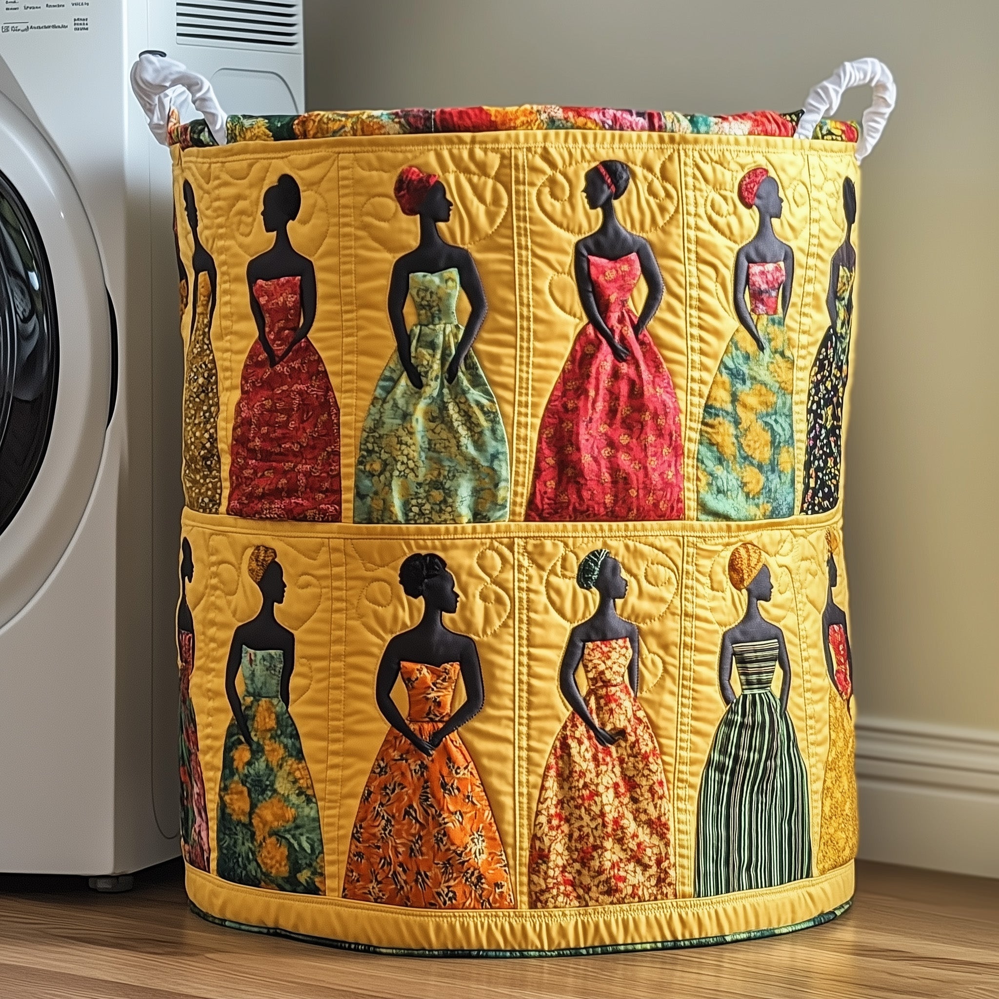 Proud Roots Quilted Laundry Basket Anniversary Merch Gift