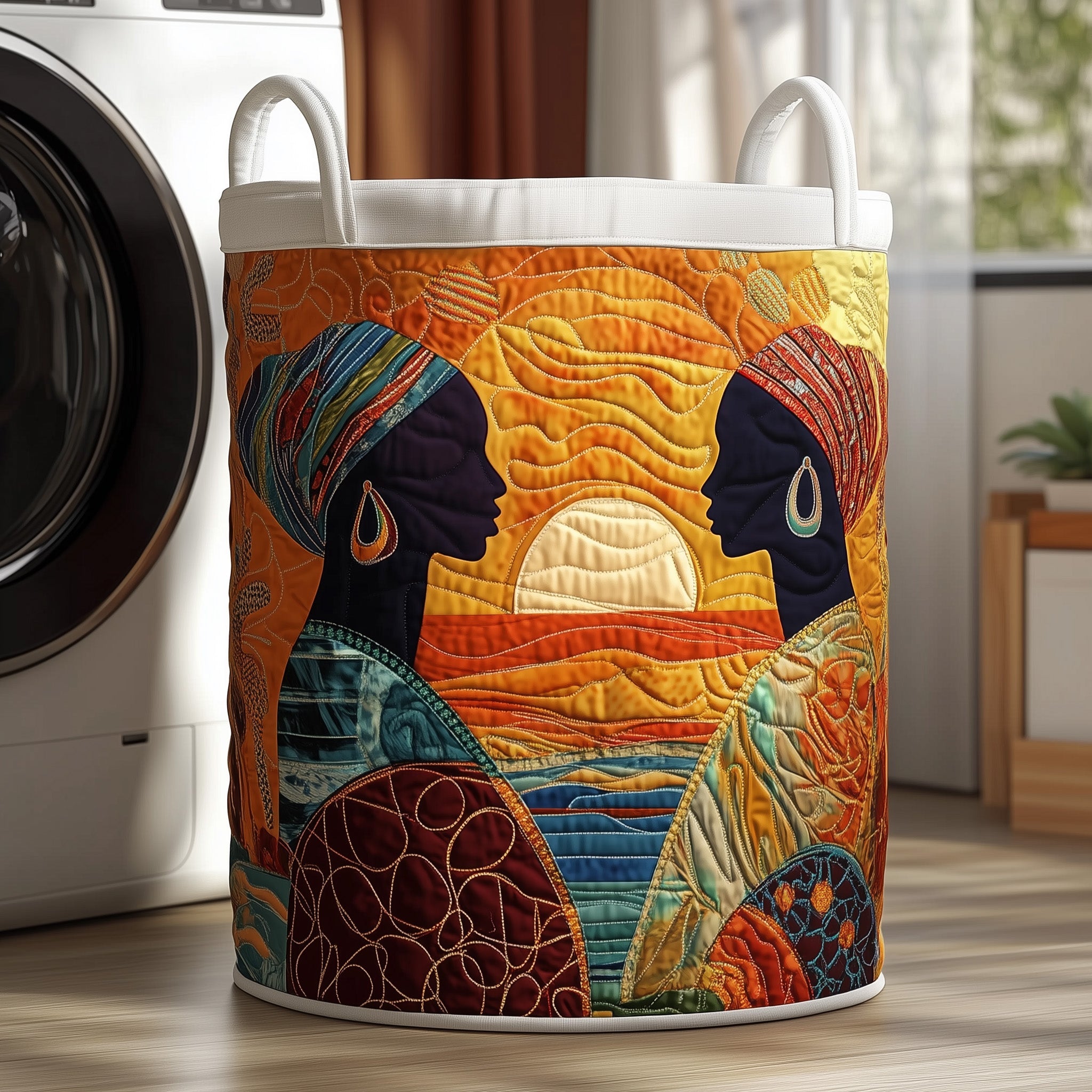 Proud Roots Quilted Laundry Basket Perfect Gift For College Dorm