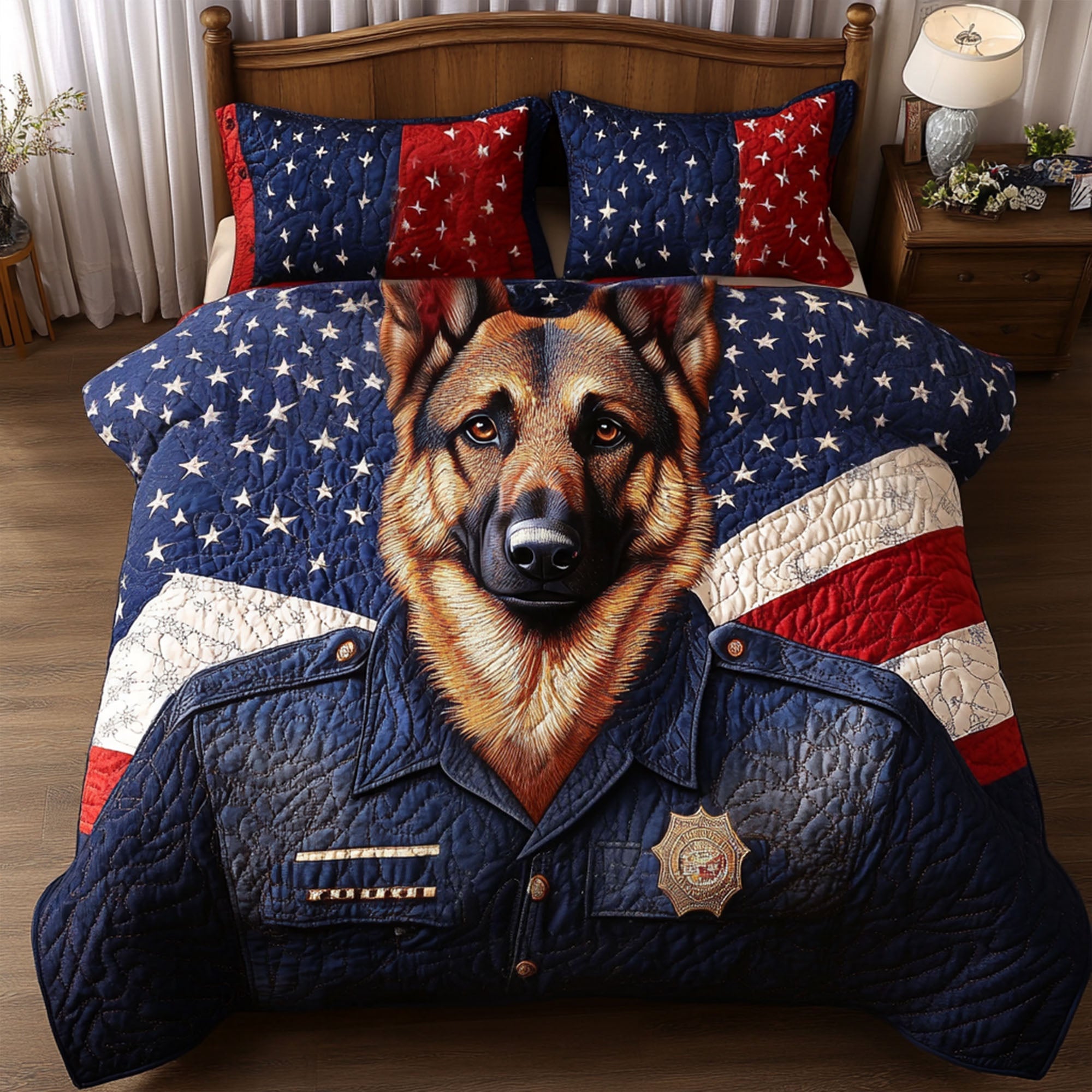 Proud Shepherd Quilted Bedding Set Perfect Bedding Gift Set for Holiday Celebrations