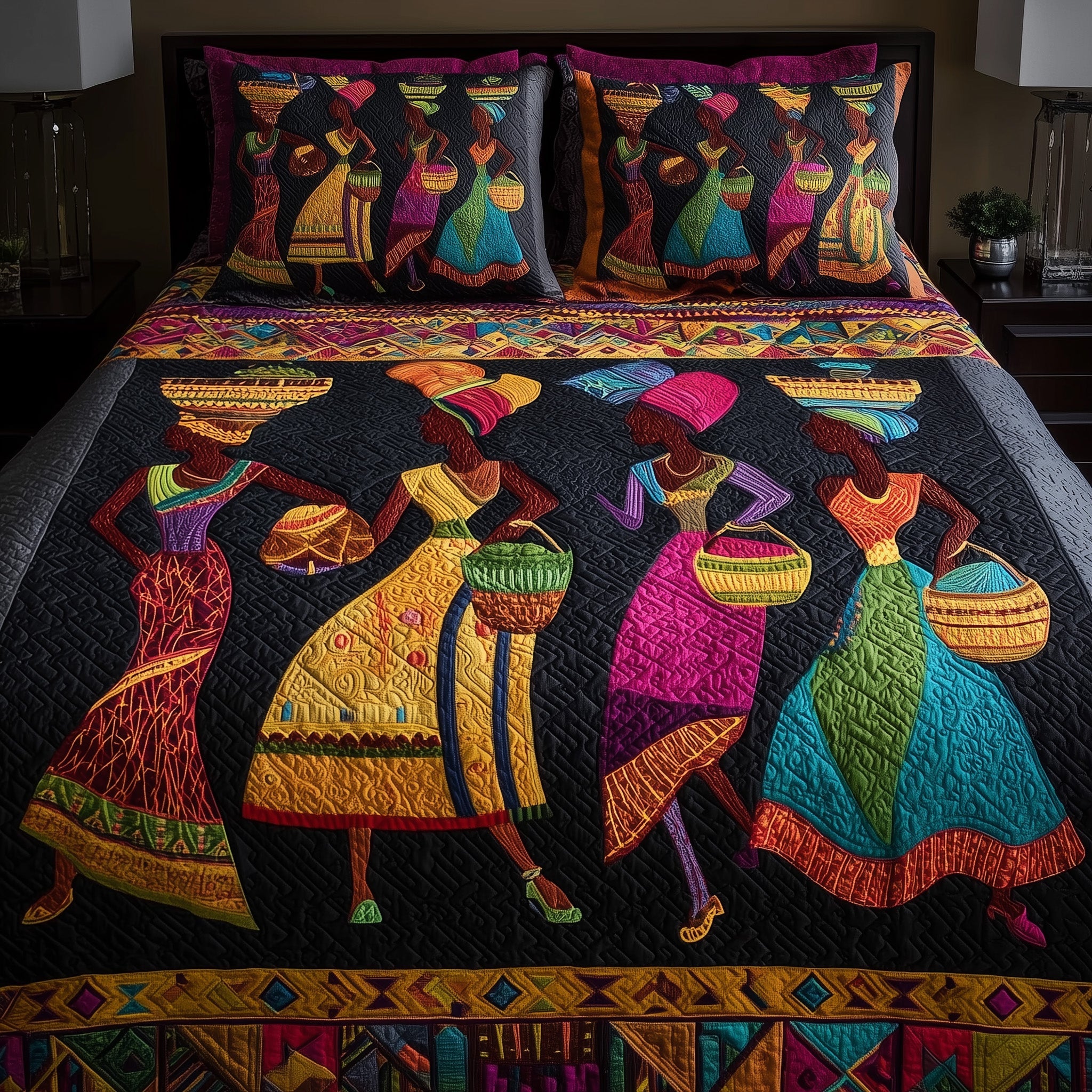 Proud To Rise Quilted Bedding Set Duvet Cover Bedspread Best African American Gifts
