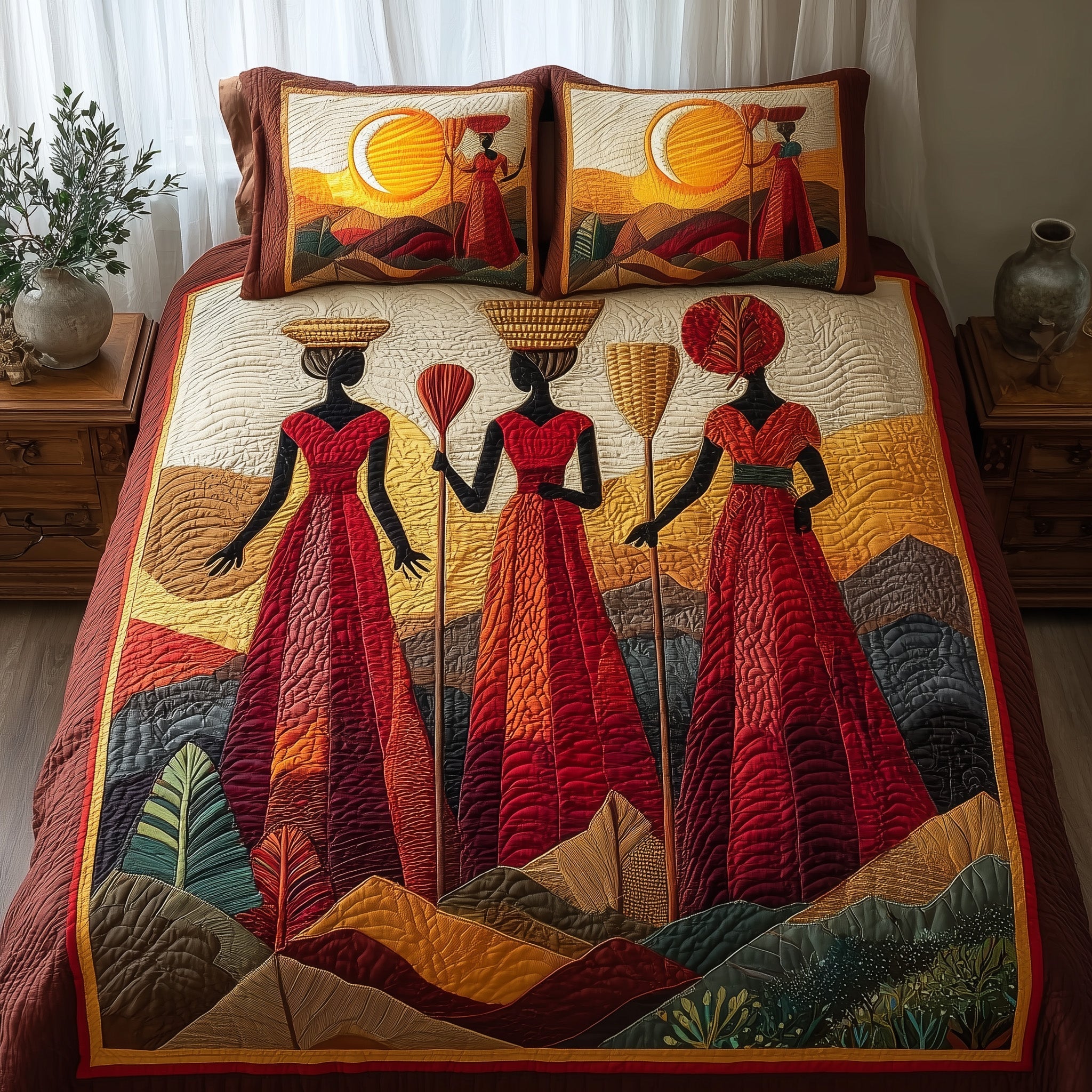 Proud To Rise Quilted Bedding Set Duvet Cover Bedspread Best Melanin Gifts For Ladies