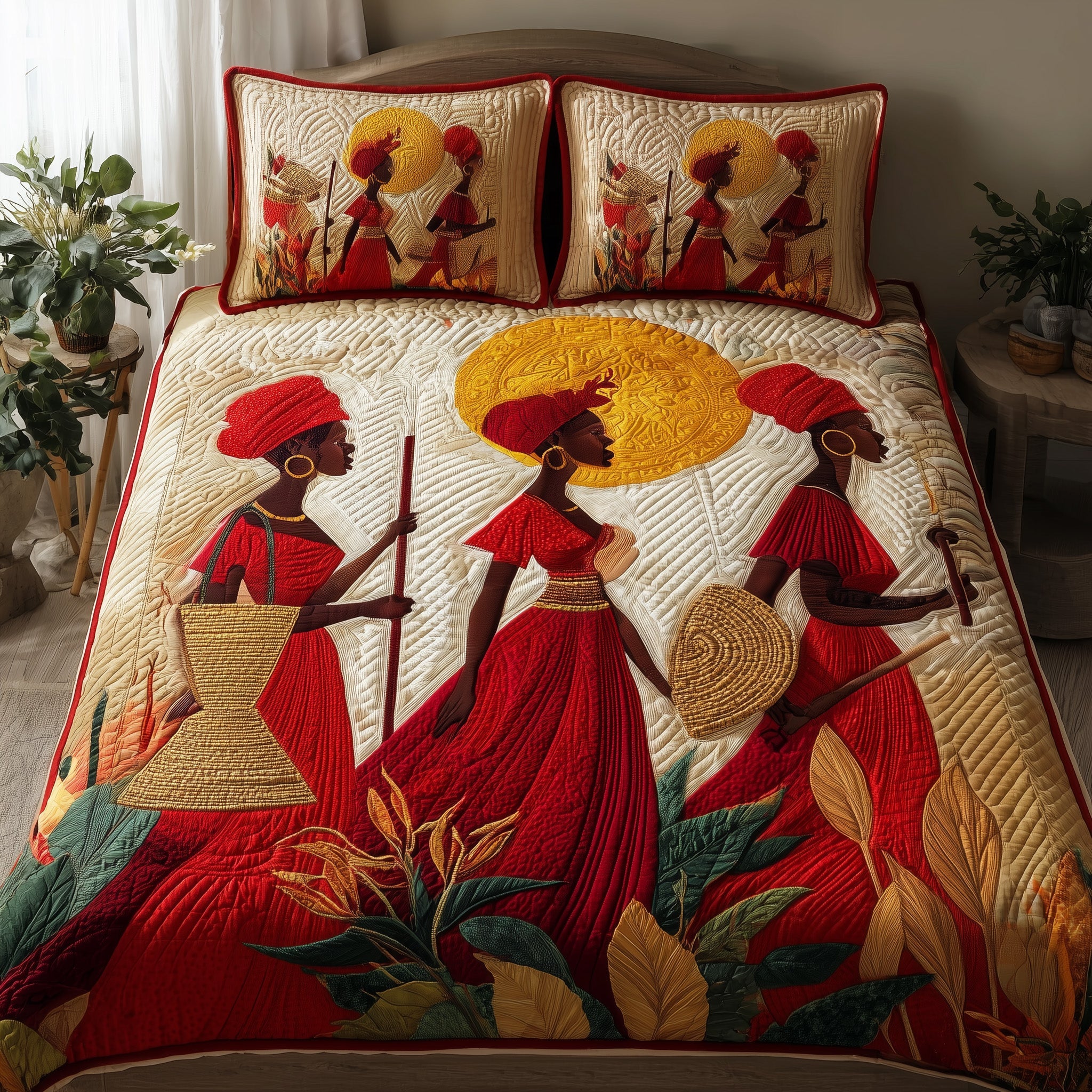 Proud To Rise Quilted Bedding Set Lightweight
