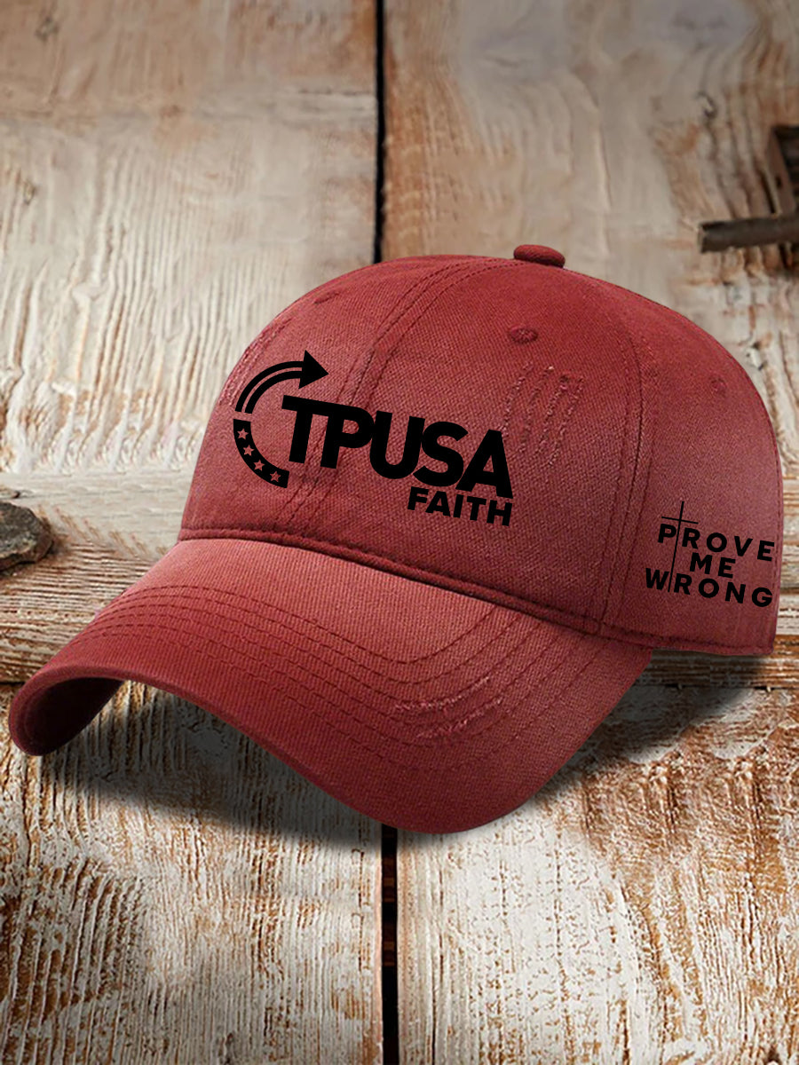Prove Me Wrong Unisex Hats Red Charlie Kirk Clothing