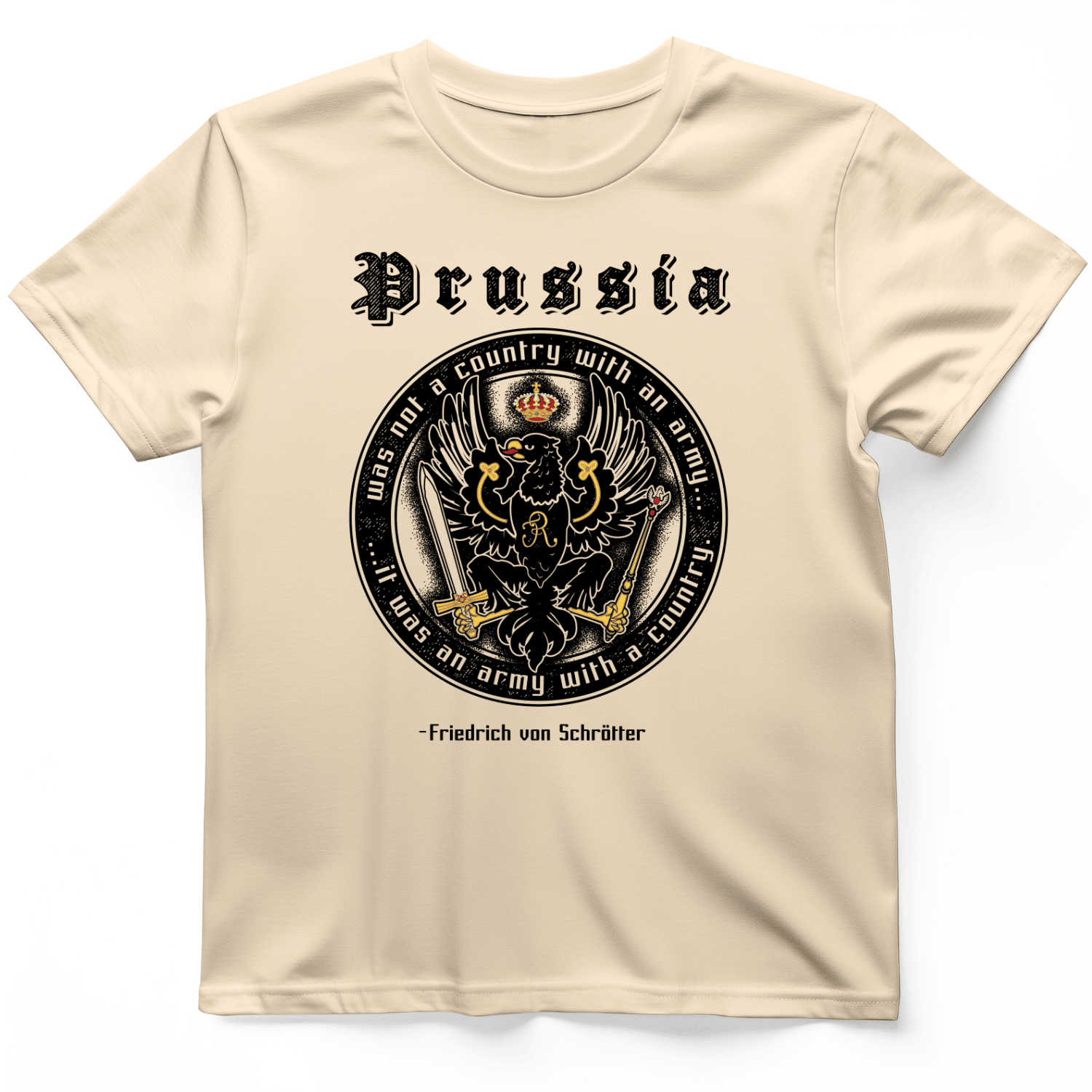 Prussia T-Shirt Friedrich Von Schrotter Shirt Best Gifts For Boyfriend