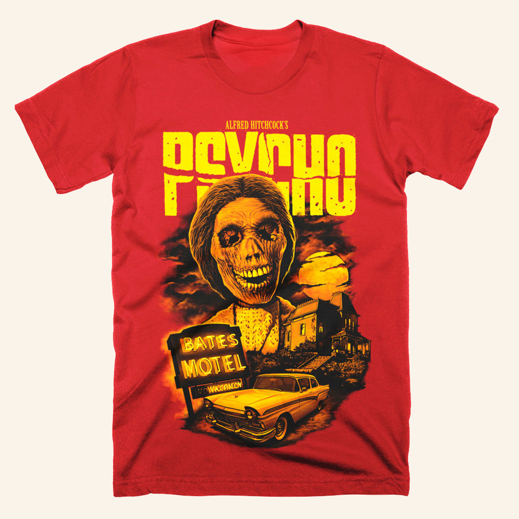 Psycho No Vacancy T-Shirt Halloween Apparel Present For Friends