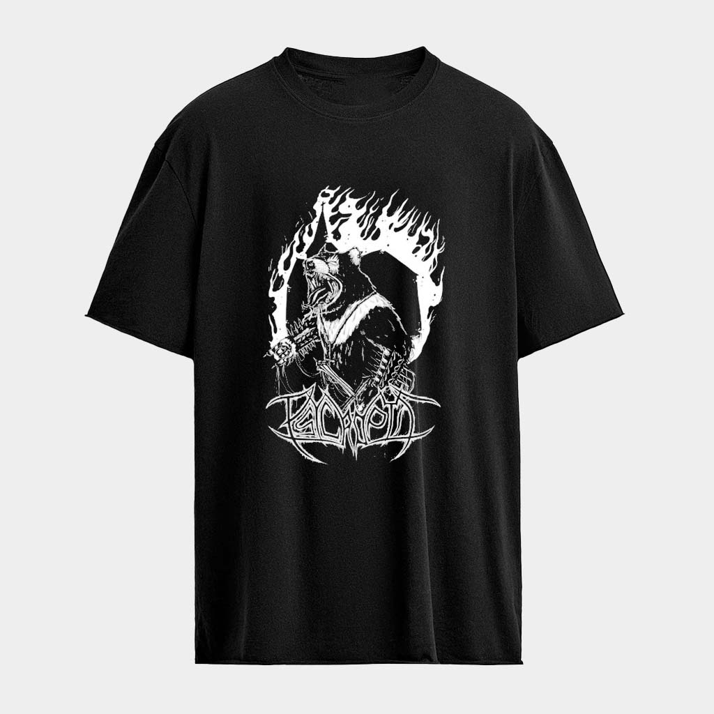 Psycroptic Black Metal Bear T-Shirt Psycroptic Merch Best Gifts For Music Lovers