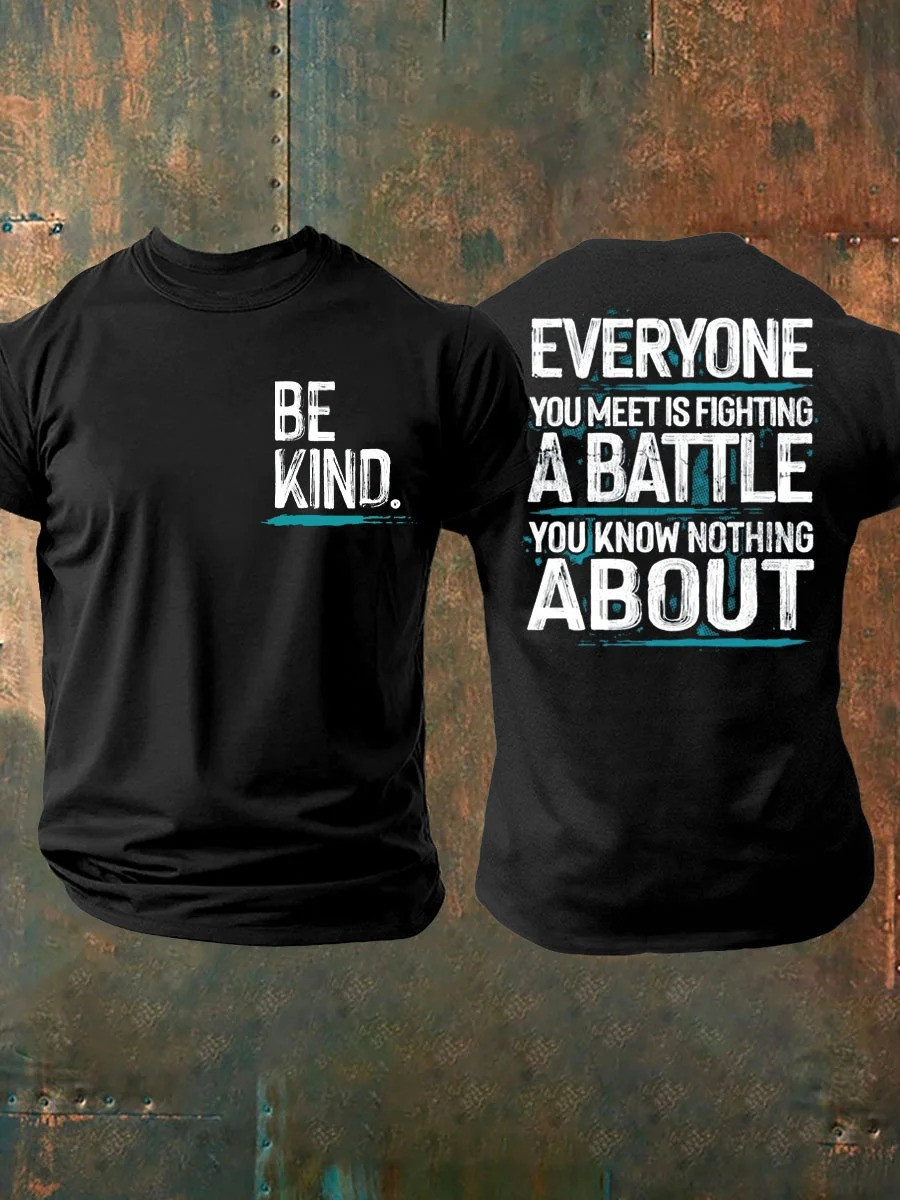 PTSD Awareness Veteran Be Kind T-Shirt Patriotic Tees Gifts For Veterans And Military