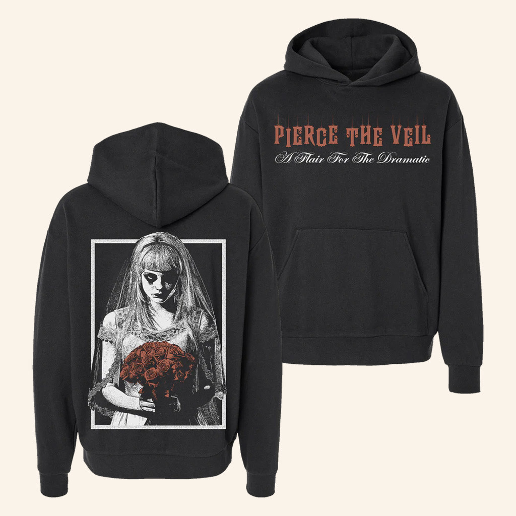 PTV Merch A Flair For The Dramatic Bride Hoodie Pierce The Veil Hoodie Gifts For Rock Fans
