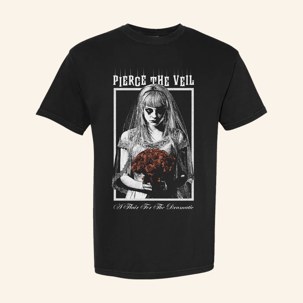 PTV Merch A Flair For The Dramatic Bride T-Shirt Pierce The Veil Shirt Gifts For Rock Fans