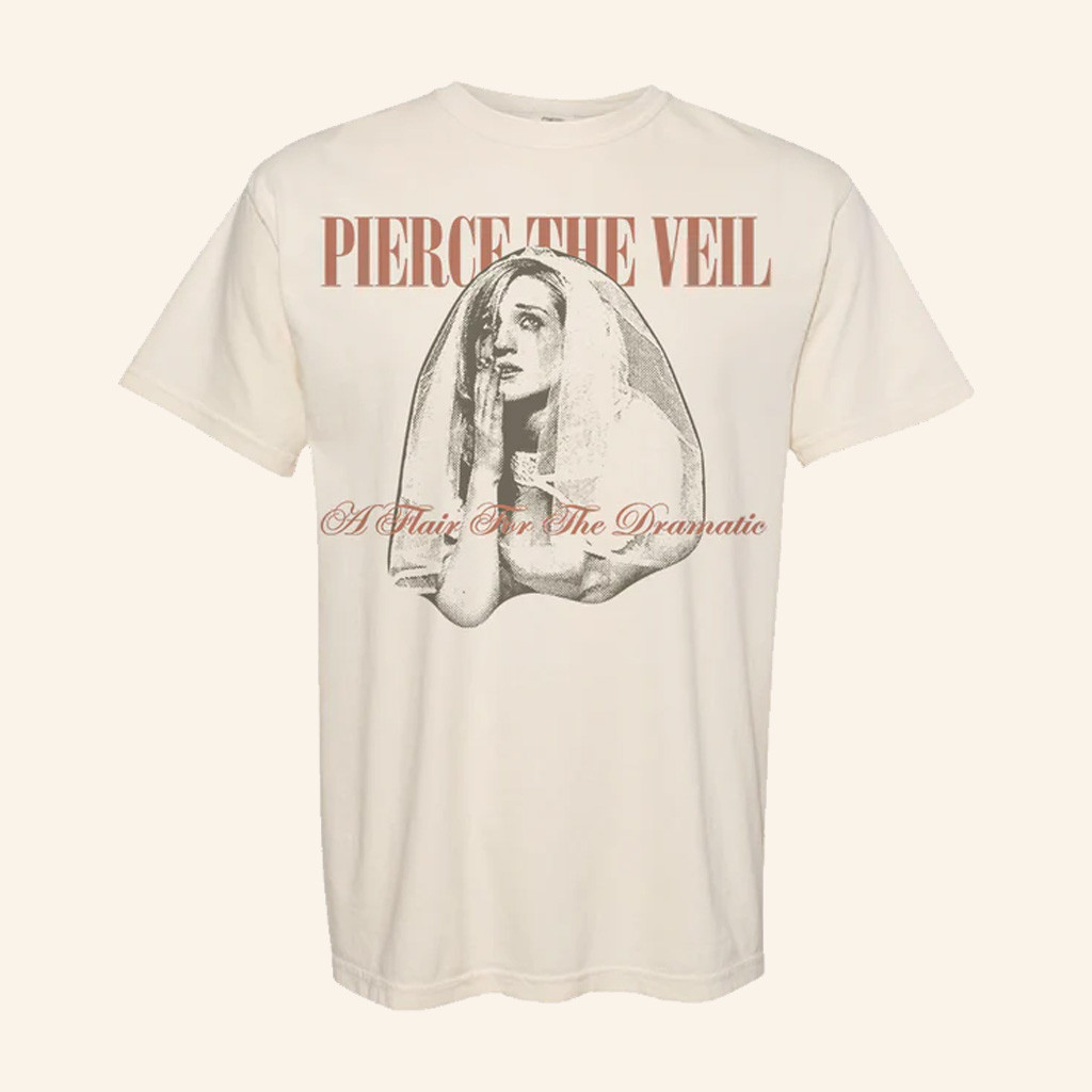 PTV Merch A Flair For The Dramatic Crying Bride T-Shirt Pierce The Veil Shirt Gifts For Fans PTV Merch A Flair For The Dramatic Crying Bride T-Shirt Pierce The Veil Shirt Gifts For Fans