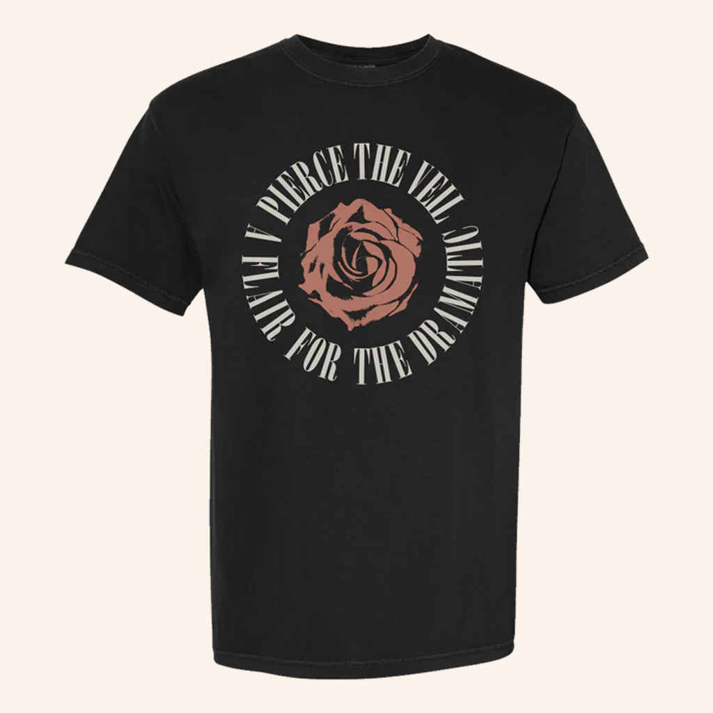 PTV Merch A Flair For The Dramatic Rose T-Shirt Pierce The Veil Shirt Best Gifts For Rock Fans