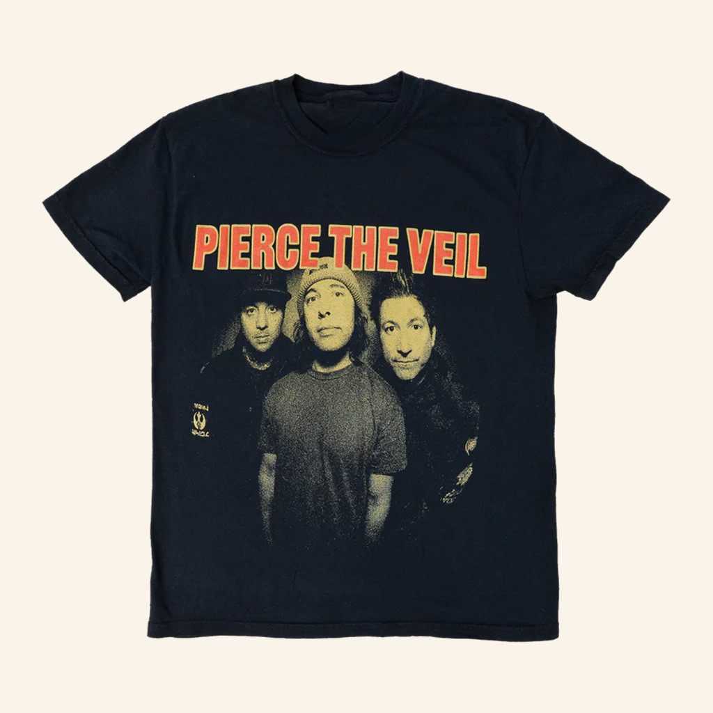 PTV Merch Band Photo T-Shirt Pierce The Veil Shirt Best Gifts For Rock Fans PTV Merch Band Photo T-Shirt Pierce The Veil Shirt Best Gifts For Rock Fans