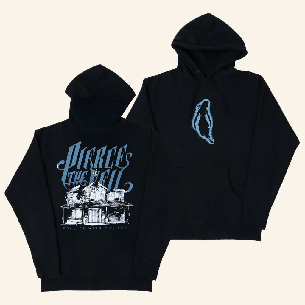 PTV Merch Collide With The Sky Hoodie Pierce The Veil Hoodie Gift Ideas For Rock Fans