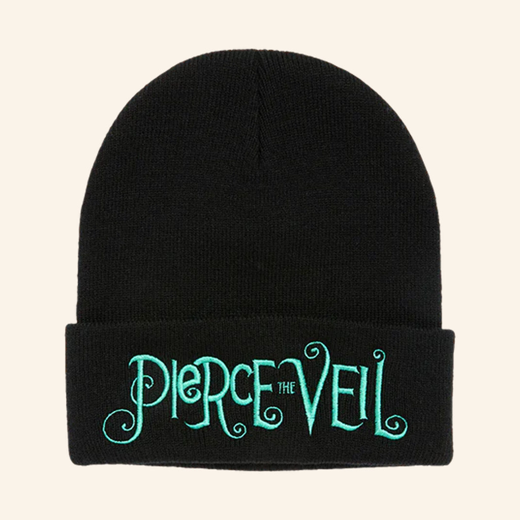 PTV Merch Selfish Machines Logo Beanie Embroidered Pierce The Devil Hat Gift For Fans