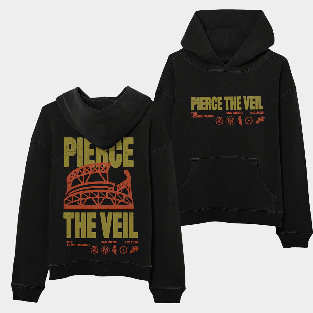 PTV Merch The Homecoming Hoodie Pierce The Veil Hoodie Gifts For Rock Band Fans