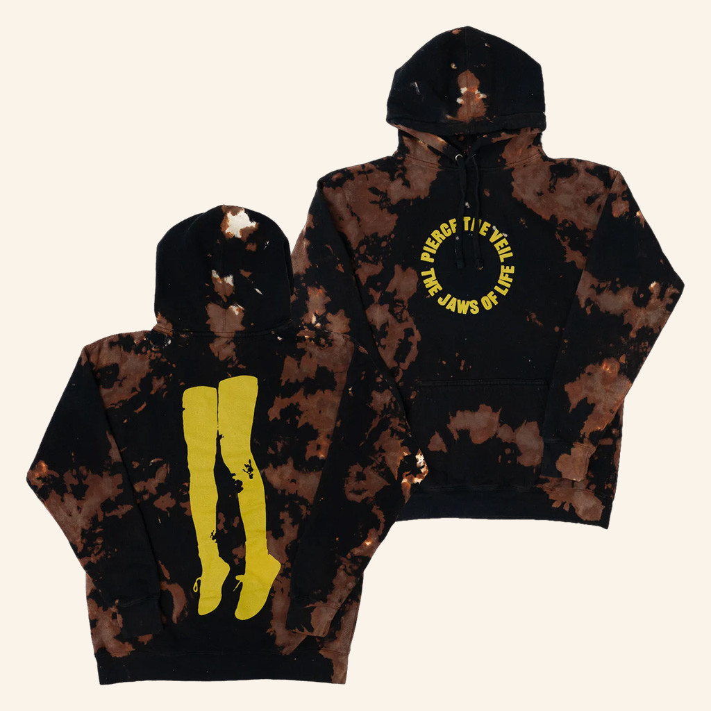 PTV Merch Tie Dye Circle Jaws Hoodie Pierce The Devil Hoodie Gift For Rock Lovers PTV Merch Tie Dye Circle Jaws Hoodie Pierce The Devil Hoodie Gift For Rock Lovers