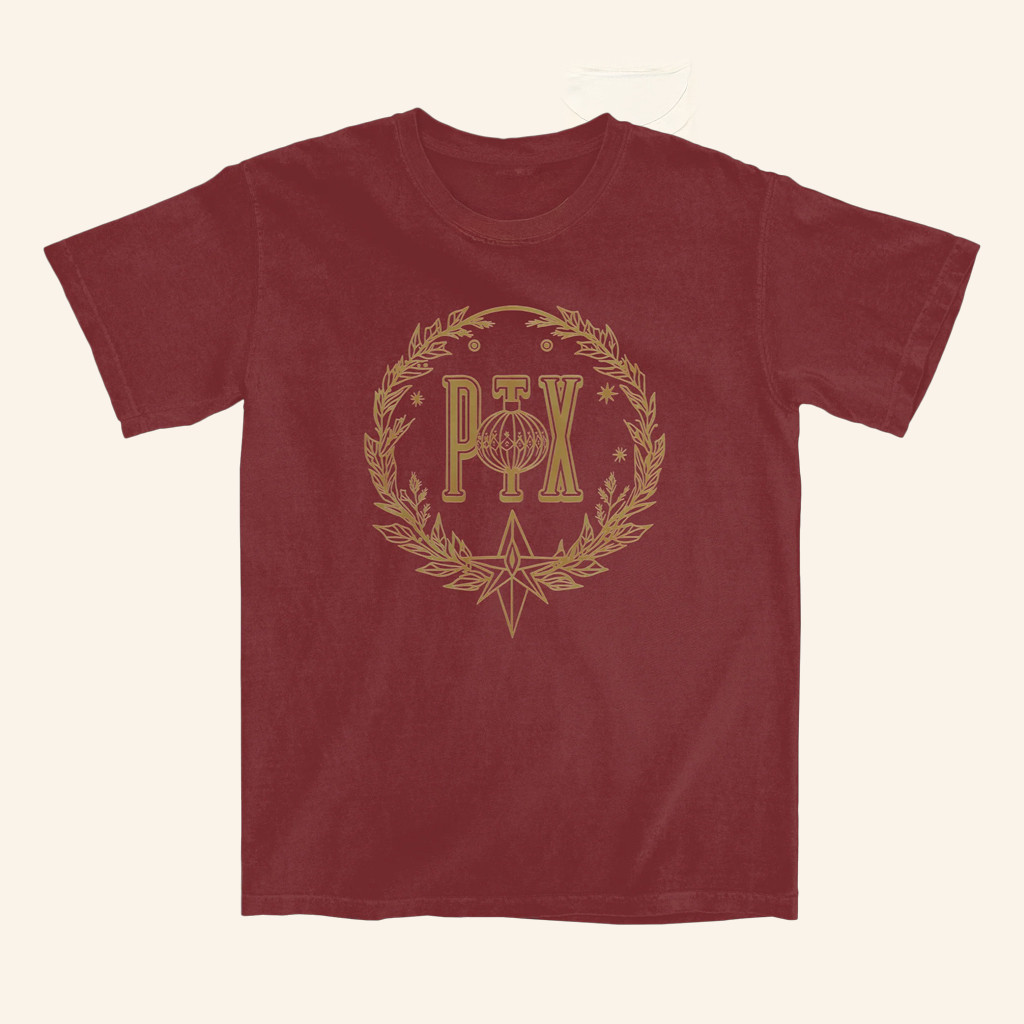 PTX Merch PTX Crest Brick T-Shirt Christmas Gifts For Boyfriend
