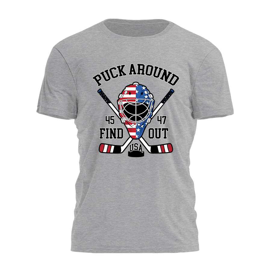 Puck Around Find Out Usa Hockey Shirt 45-47 T-Shirt Gifts For Hockey Lovers Puck Around Find Out Usa Hockey Shirt 45-47 T-Shirt Gifts For Hockey Lovers