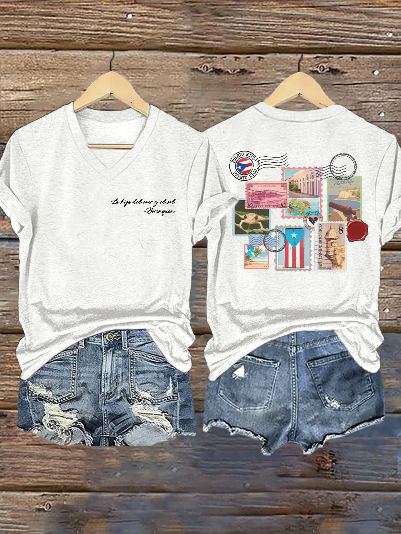 Puerto Rico Bad Bunny Frog Merch Benito V-Neck Shirt Gifts For Footballers