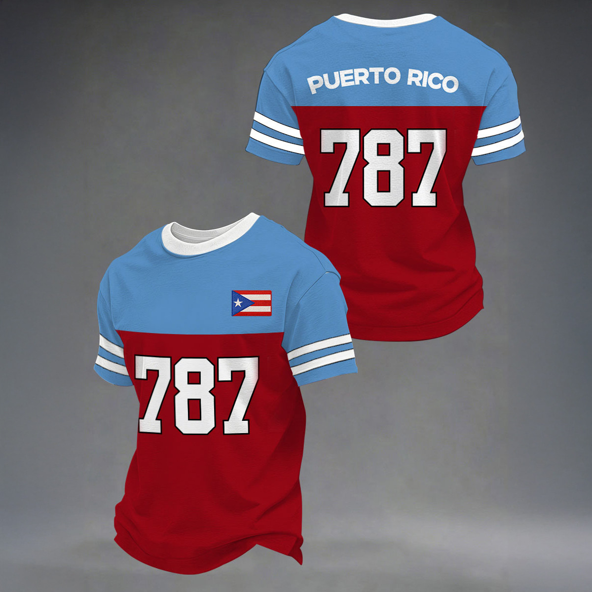 Puerto Rico Baseball 787 Bad Bunny T-Shirt Baseball Clothes Gift For Bad Bunny Fans