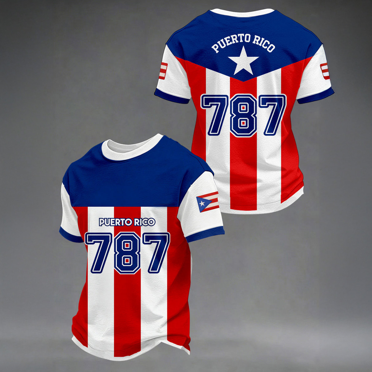 Puerto Rico Baseball 787 T-Shirt Bad Bunny Clothes Best Gift For Baseball Lover