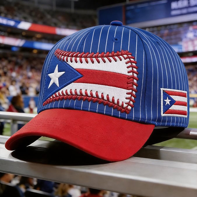 Puerto Rico Baseball Graphic Hat Bad Bunny Proud Boricua Baseball Cap Best Fan Gift