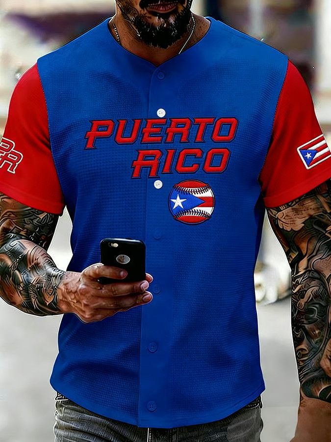 Puerto Rico Baseball Jersey Shirt World Baseball Classic 2026 Fan Gear Best Gift For Baseball Supporters