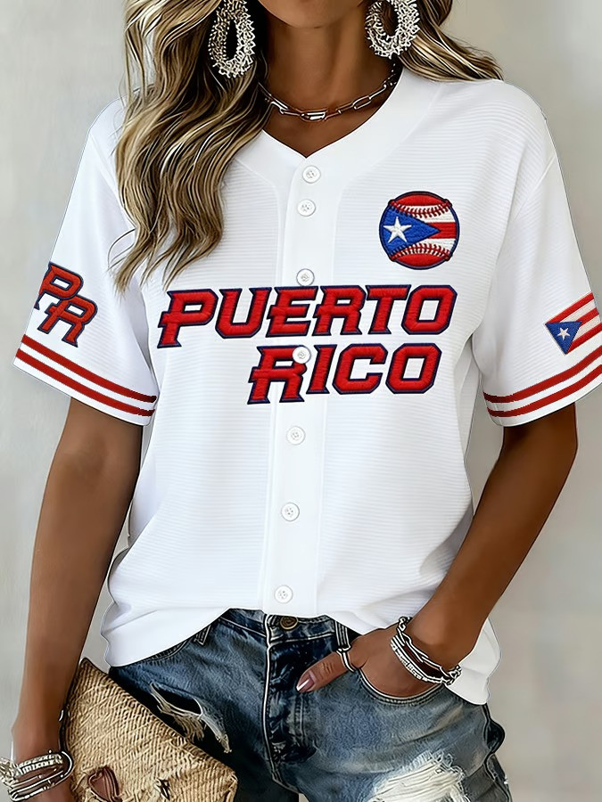 Puerto Rico Baseball Jersey Shirt World Classic 2026 Boricua Grunge Style Fan Gear Best Gift