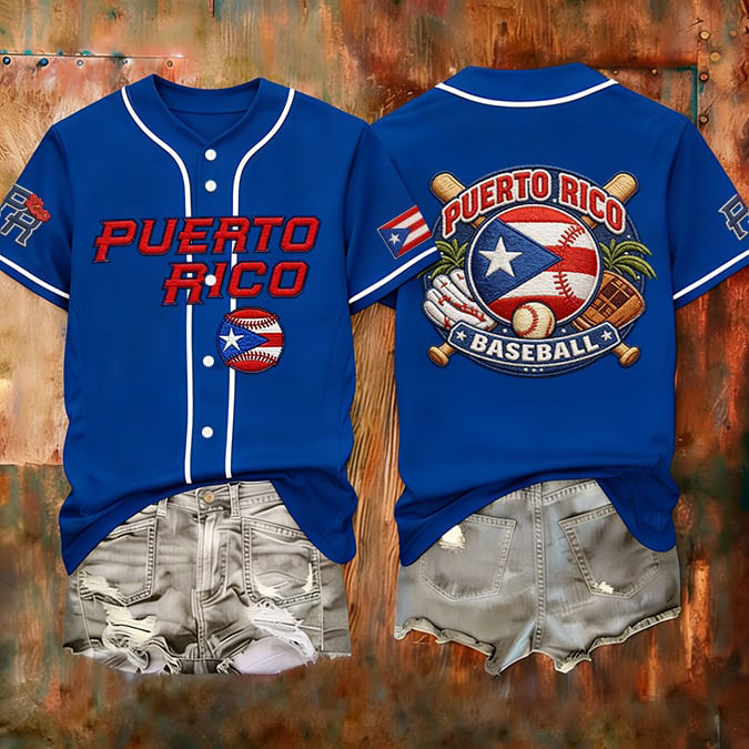 Puerto Rico Baseball Proud Boricua Jersey Puerto Rico World Baseball Shirt Best Fan Gifts