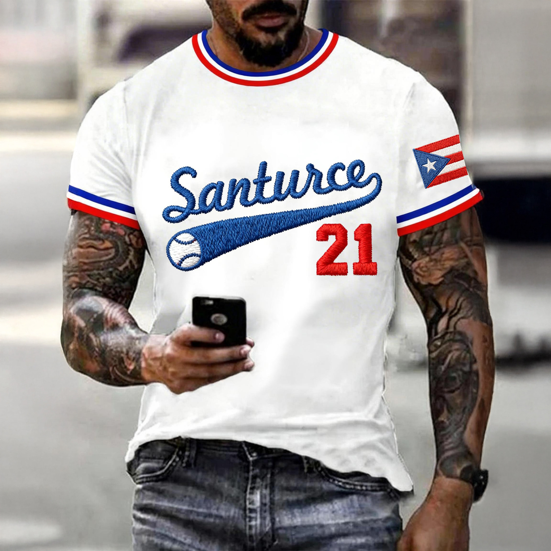 Puerto Rico Baseball Roberto Clemente 21 T-Shirt Baseball Clothes Tribute Gift For Fans