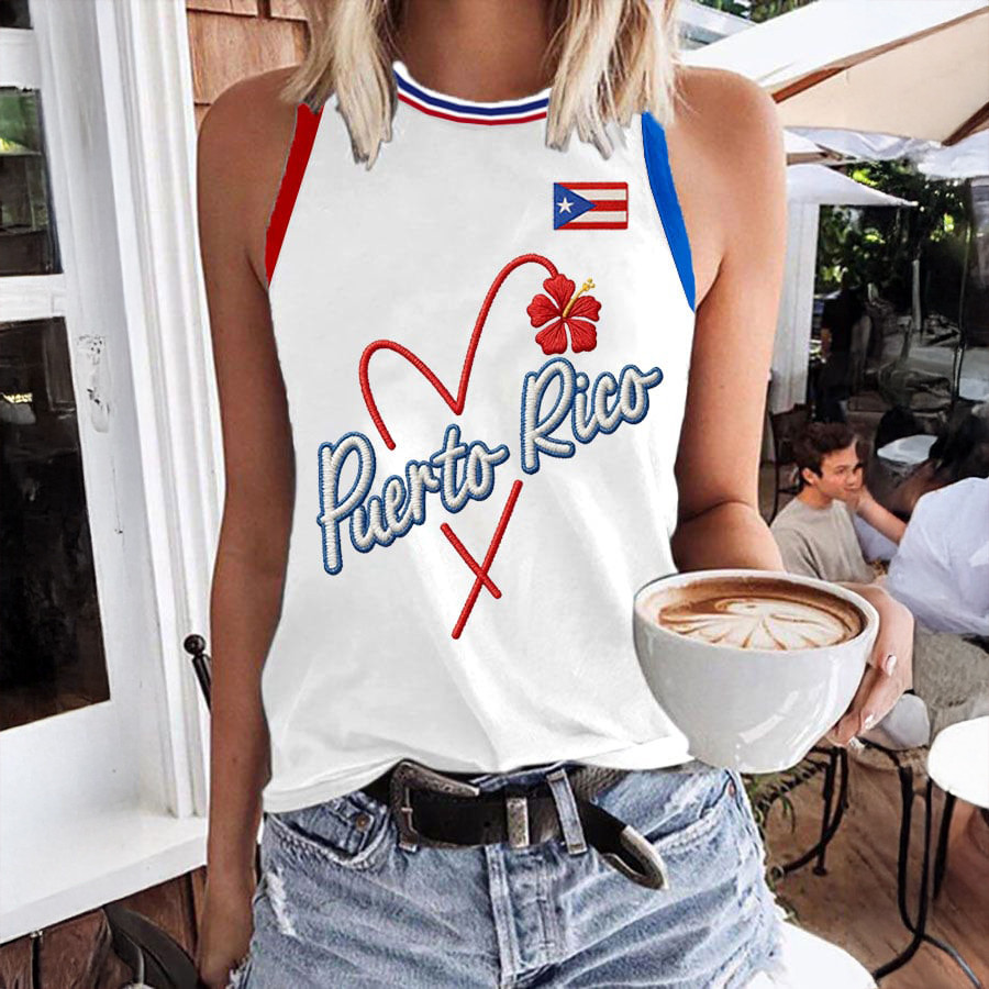 Puerto Rico Baseball Tank Top Puerto Rico Flag Proud Boricua Gift For Fans