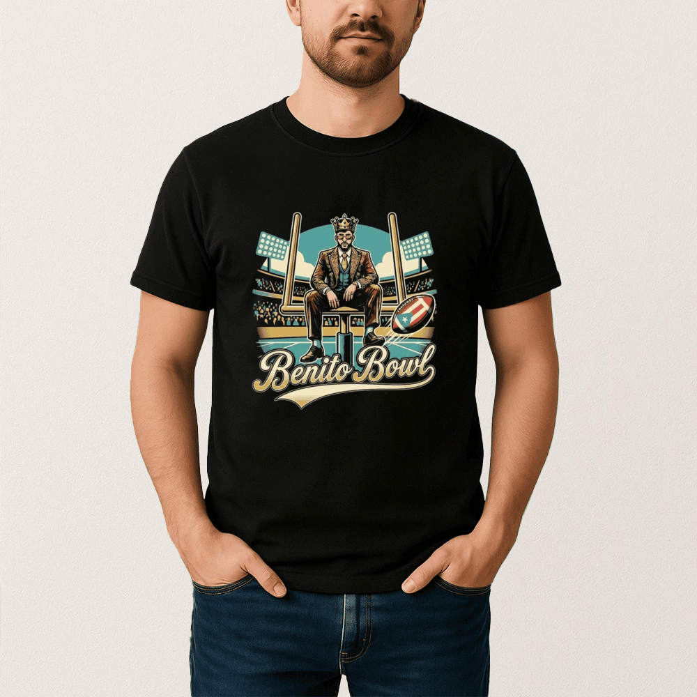 Puerto Rico Benito Bowl T-Shirt Benito Bowl Halftime Show 2026 Shirt Bad Bunny Fan Gift