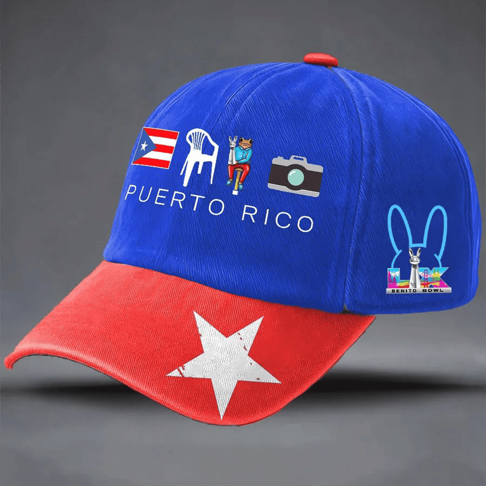 Puerto Rico Bunny Bowl LX Frog Hat Bad Bunny Concert Merch Football Gift Ideas