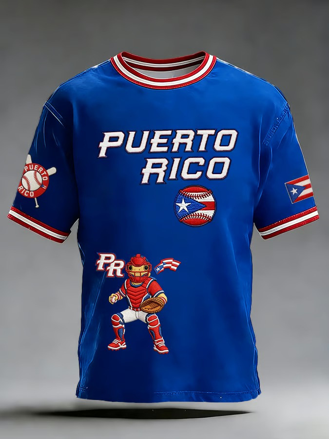 Puerto Rico Classic Baseball T-Shirt World Classic 2026 Boricua Team Stadium Best Gift For Friends