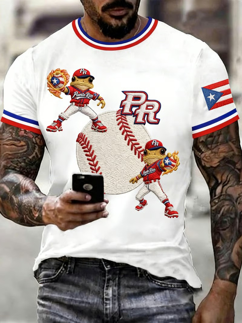 Puerto Rico PR Batter Lighthouse T-Shirt World Classic 2026 Boricua Design Fan Apparel Gift