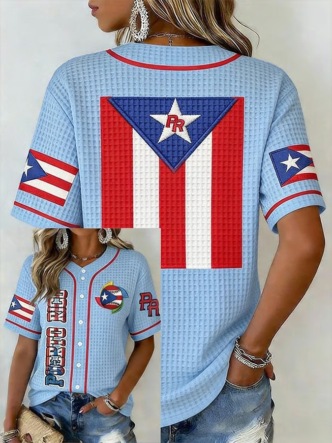 Puerto Rico WBC 2026 Baseball Jersey Shirt PR Fan Shirt Best Gift For Puerto Rican Fans