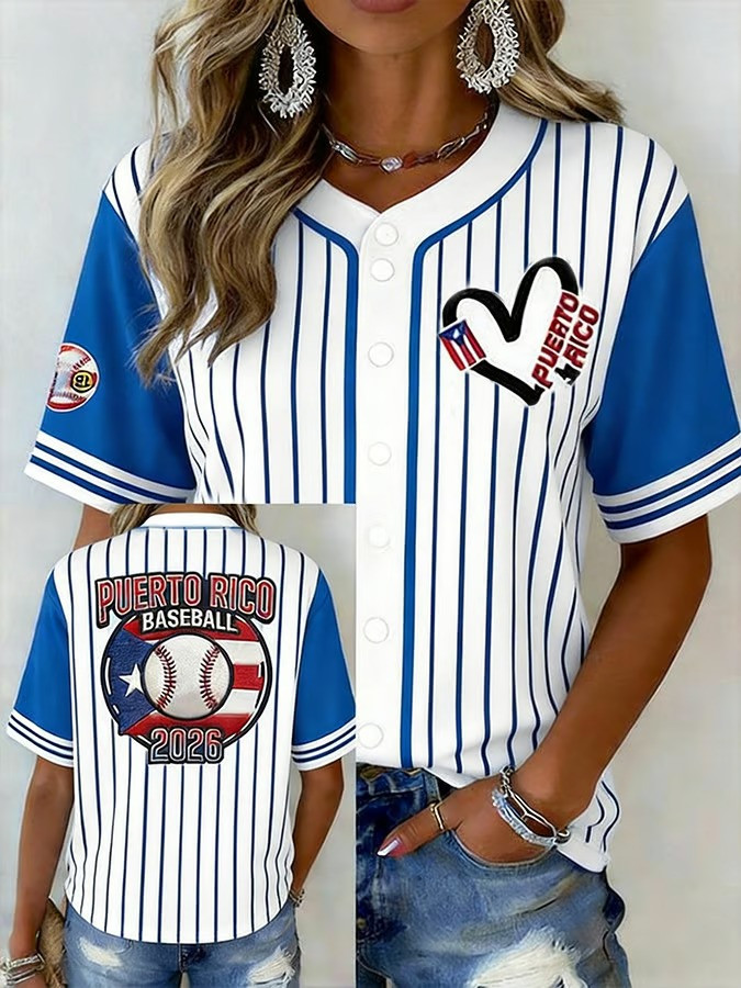 Puerto Rico WBC 2026 Baseball Jersey Shirt Puerto Rico Baseball 2026 Fan Shirt Best Gift For Supporters