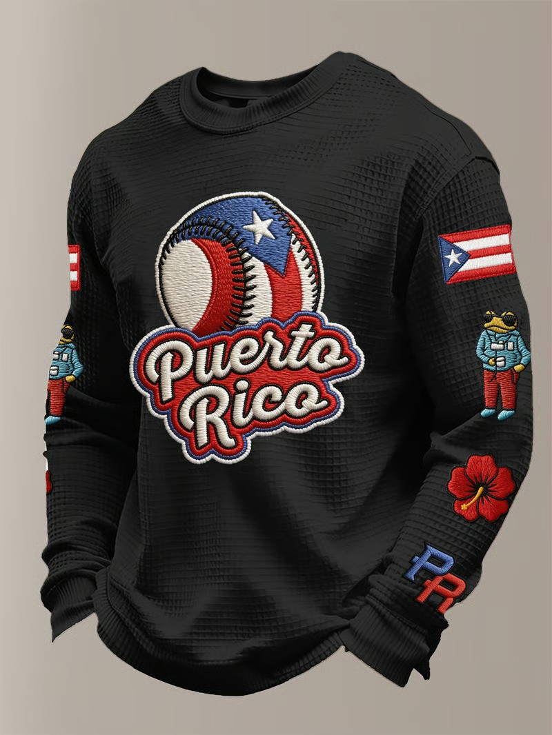Puerto Rico WBC 2026 Baseball Long Sleeve Shirt Puerto Rico Ball Coqui Fan Gear Best Gift For Supporters