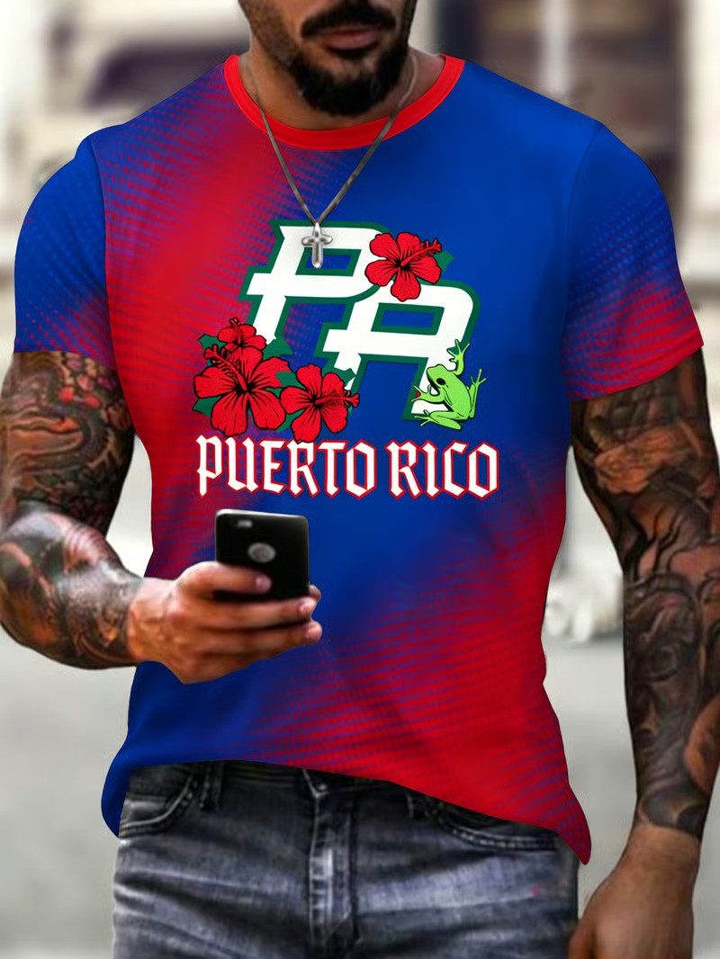 Puerto Rico WBC 2026 PR Logo Baseball T-Shirt Puerto Rican Pride Fan Merch Best Gift For Supporters