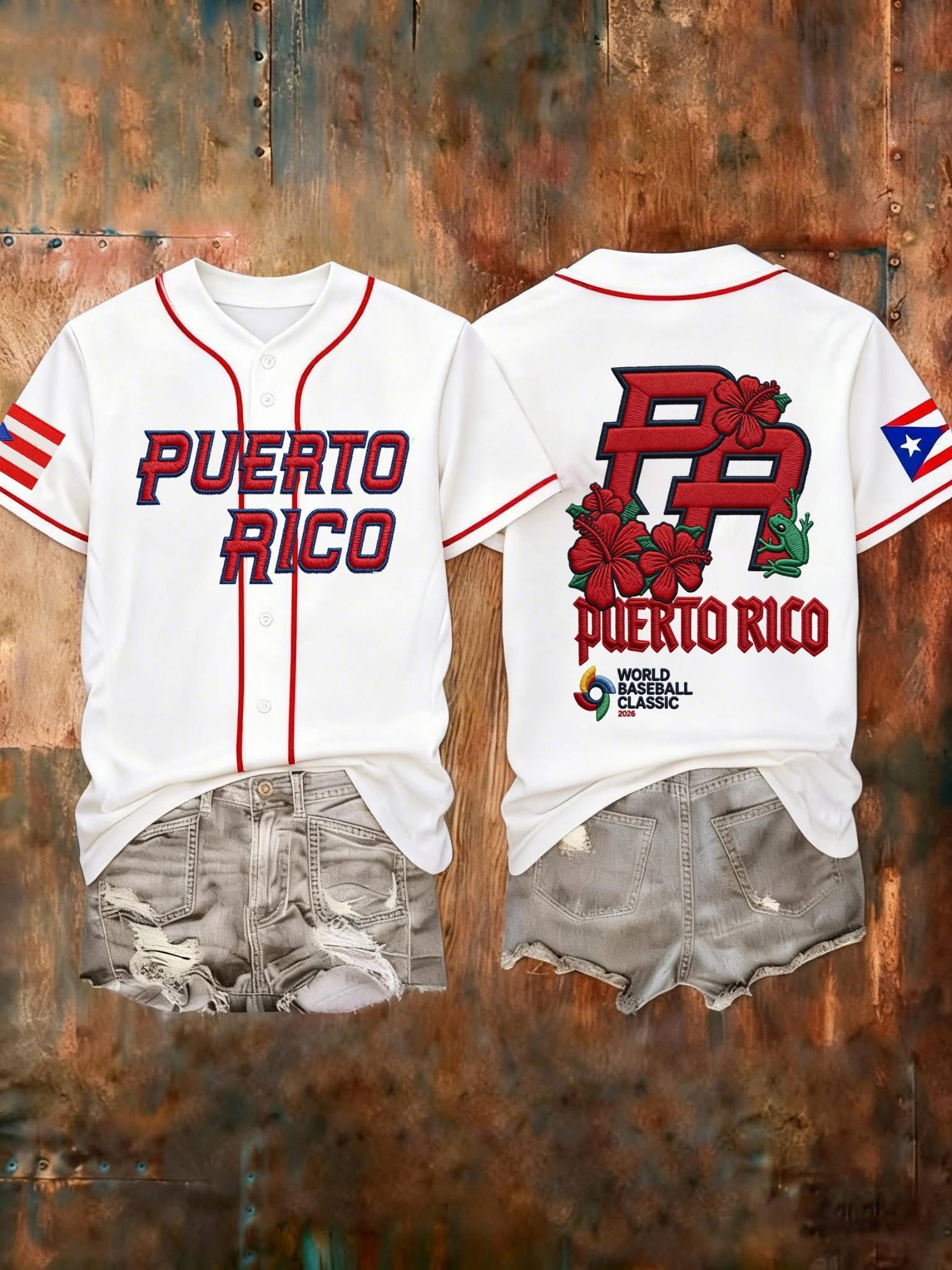 Puerto Rico World Baseball Classic 2026 Baseball Jersey Shirt WBC Fan Gear Best Gift For Puerto Rico Fans