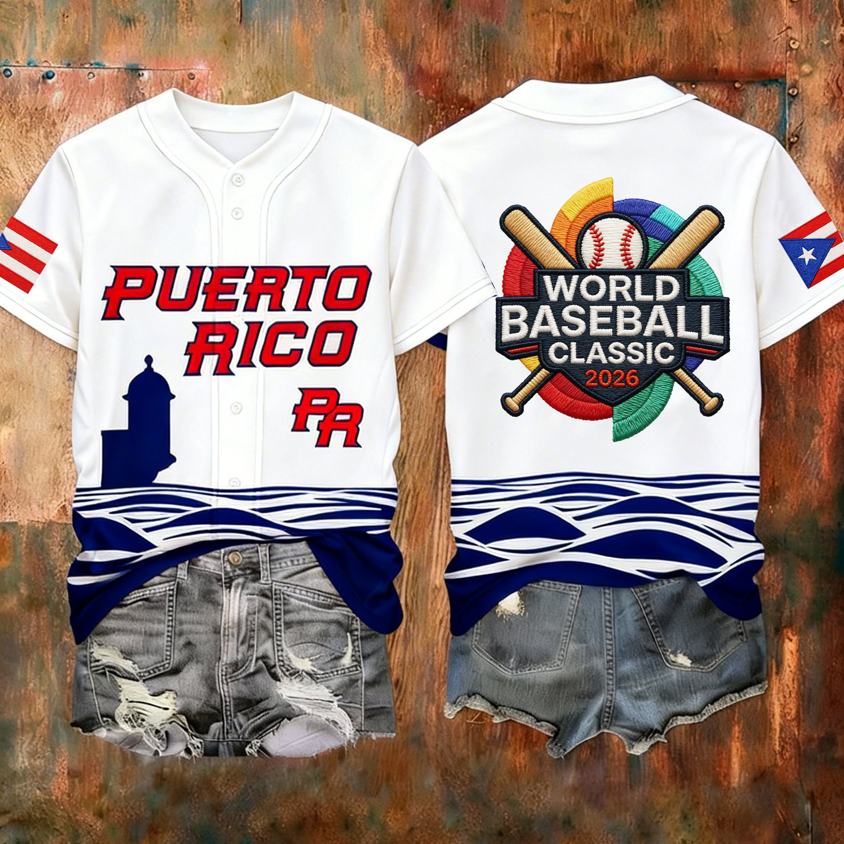 Puerto Rico World Baseball Classic 2026 Jersey Baseball Clothes Unique Gift For Fans