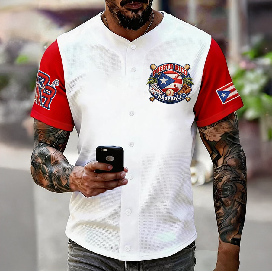 Puerto Rico World Baseball Classic 2026 Jersey Puerto Rico Baseball Team Shirt Fan Gift For Him