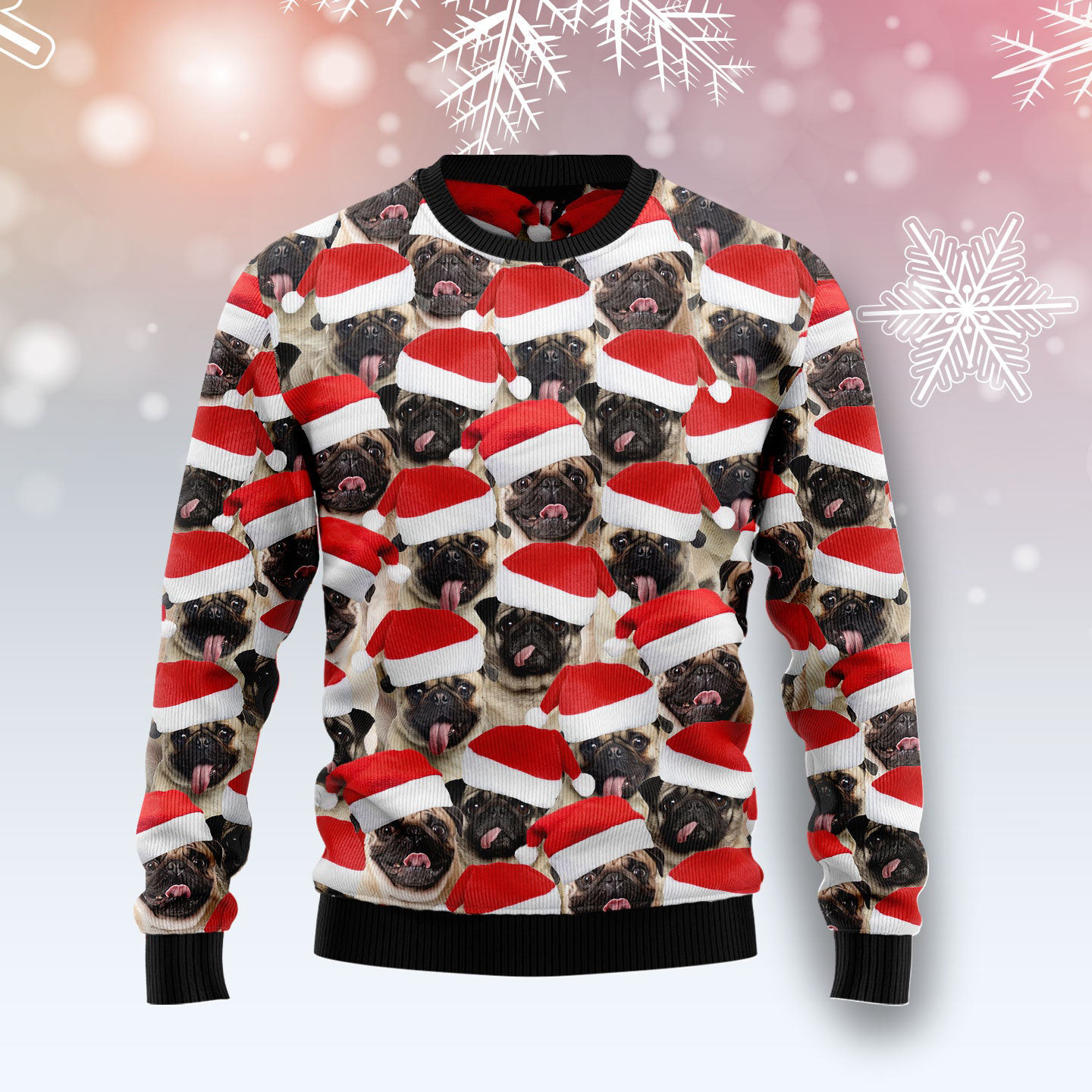 Pug Group Awesome Ugly Christmas Sweater Funny Dog Sweater Christmas Gifts For Dog Lovers
