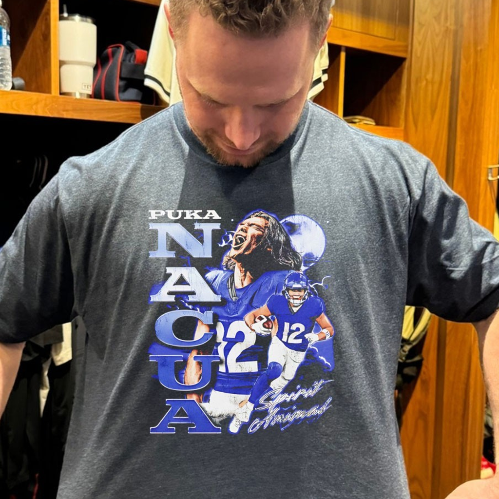Puka Nacua Spirit Animal Los Angeles Rams Player Vintage Shirt Birthday Gift Ideas For Father