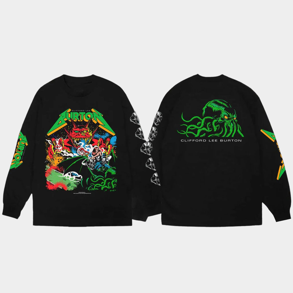 Pull The Plug Patches Merch 2026 Cliff Burton Legacy Long Sleeve Shirt Present For Husband