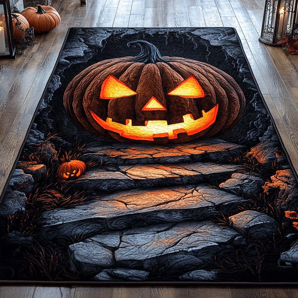 Pumpkin Blaze Area Rug Outdoor Decor Halloween Gifts For Adults