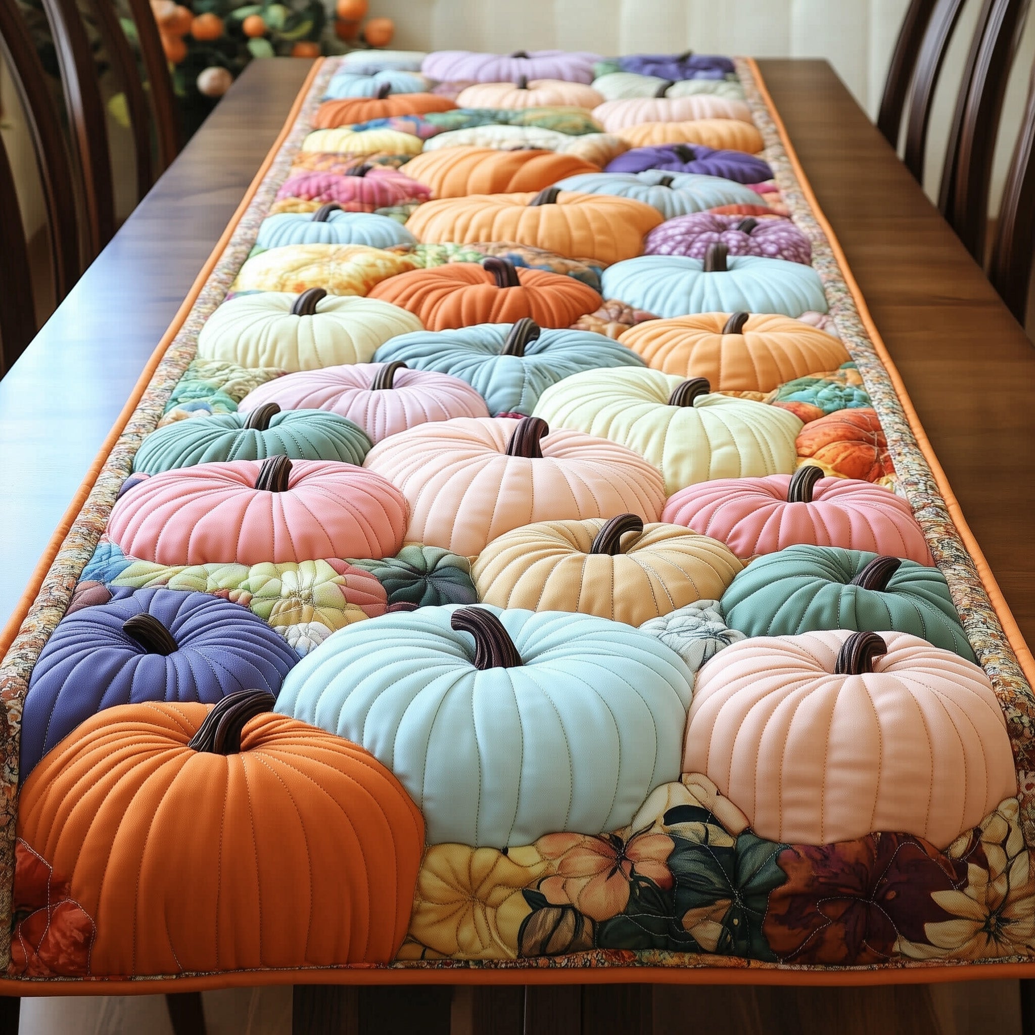 Pumpkin Haven Quilted Table Runner Special Occasion Table Runner Gift